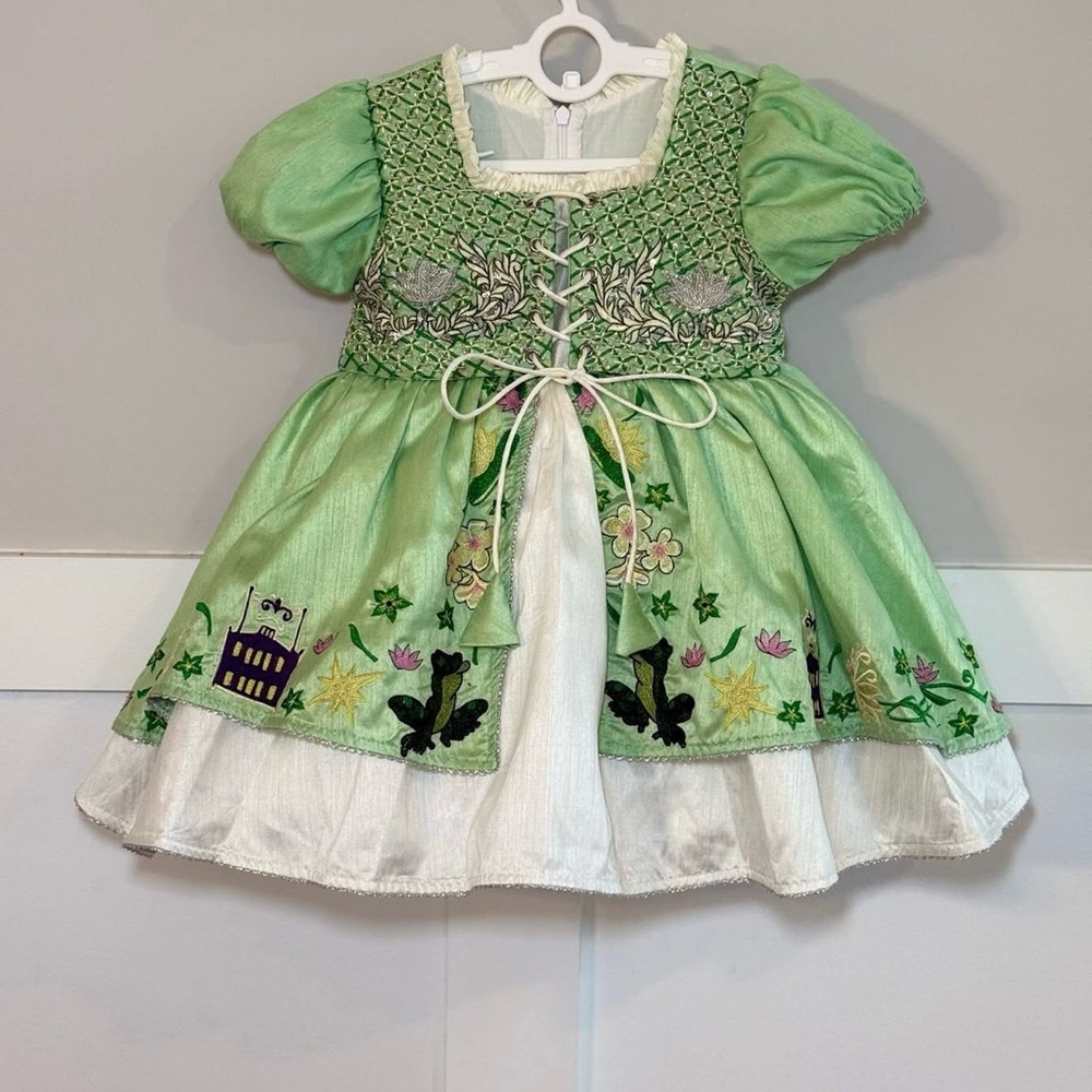 RARE Handmade Disney Tiana Boutique Dress – 4T – Like New - Picture 3 of 4
